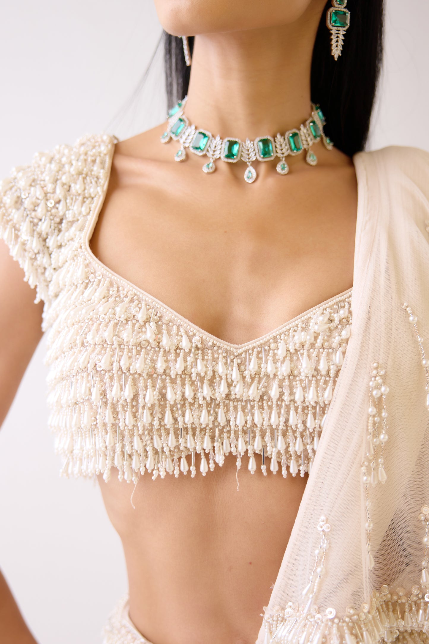 Stardust Pearl Lehenga