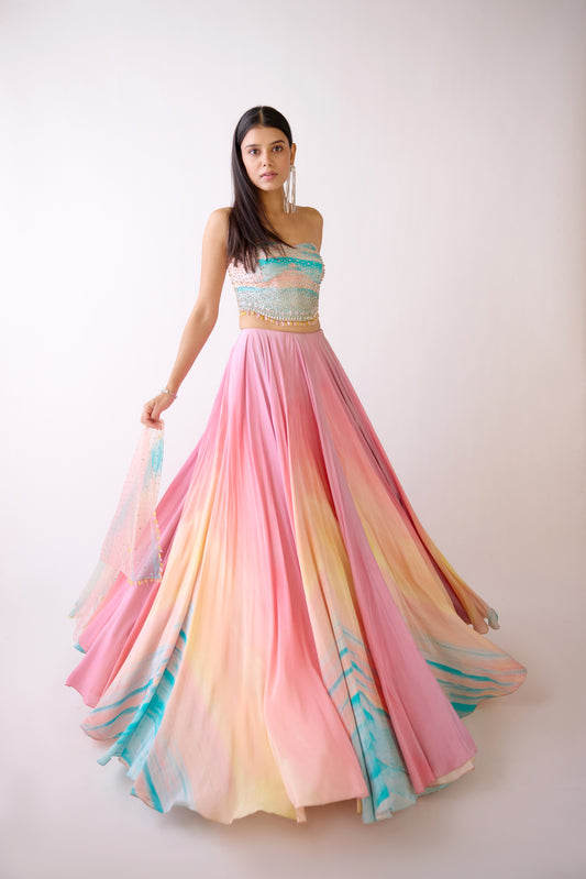 Sandscape Lehenga