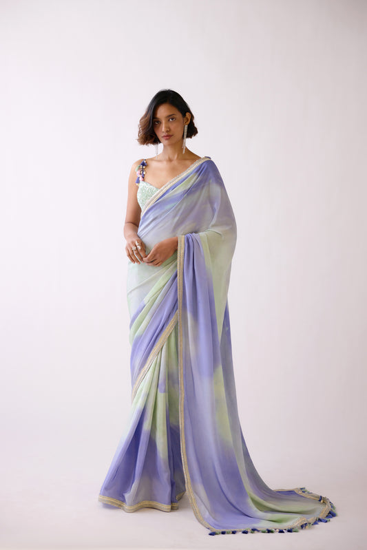 Sea Shell Horizon Saree