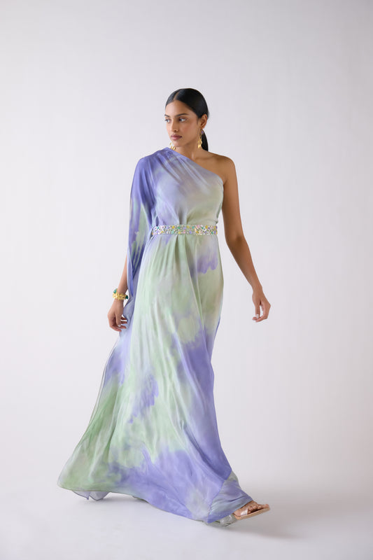 The Abstract Shore Gown